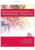 Advanced Health Assessment and Clinical Diagnosis in Primary Care 5th Edition Dains Test Bank