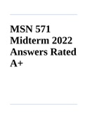 MSN 571 PHARM MIDTERM EXAM ANSWERS 2024-2025 | MSN 571 MIDTERM PHARMACOLOGY QUESTIONS WITH ANSWERS | Nursing MSN 571 Midterm and Final Exam Questions with 100% Correct Answers | MSN 571 PHARM MIDTERM EXAM 1 ANSWERS & MSN 571 PHARMACOLOGY FINAL EXAM QUESTI