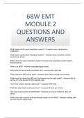 68W EMT MODULE 2 QUESTIONS AND ANSWERS