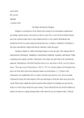 HY 103-08 Essay Exam 1: The Major Montheistic Religion