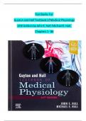  Test Banks For  Guyton and Hall Textbook of Medical Physiology  14th Edition by John E. Hall; Michael E. Hall, 