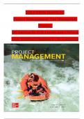 Solution Manual for Project Management: The Managerial Process, 8th Edition By Erik Larson and Clifford Gray, Verified Chapters 1 - 16, Complete Newest Version