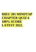 HIEU 201 -History Of Western Civilization I MINDTAP CHAPTER QUIZ 6 100% SCORE LATEST 2022.