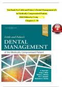  Test Bank For Little and Falace's Dental Management of the Medically Compromised Patient, 10th Edition by Craig Miller,  Chapters 1 - 30