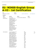 01- NIHSS-English Group A-V3 - 1st Certification 2022/2023 