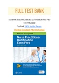 TEST BANK NURSE PRACTITIONER CERTIFICATION EXAM PREP 6TH FITZGERALD