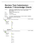 NURS 6501C-NURS 6501N Module 7 Knowledge Check (Summer 2021)