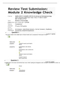 NURS 6501C-NURS 6501N Module 2 Knowledge Check (Summer 2021)