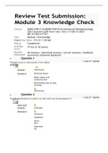 NURS 6501C-NURS 6501N Module 3 Knowledge Check (Summer 2021)