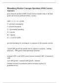 Bloomberg Market Concepts Questions With Correct Answer1