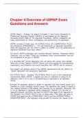 Chapter 4 Overview of USPAP Exam Questions and Answers