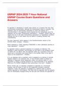 USPAP 2024-2025 7 Hour National USPAP Course Exam Questions and Answers