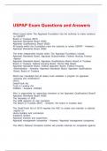 USPAP Exam Questions and Answers