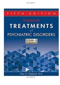 Gabbard’s Treatments of Psychiatric Disorders 5th Edition Test Bank