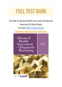 Test Bank for Advanced Health Assessment and Diagnostic Reasoning 4th Edition Rhoads