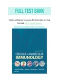 Cellular and Molecular Immunology 9th Edition Abbas Test Bank