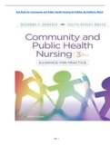 Test Bank For Community and Public Health Nursing 3rd Edition By DeMarco Walsh