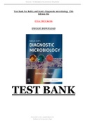 Test Bank For Bailey and Scott's Diagnostic microbiology 15th  Edition Tile| Complete Guide | Latest | 2022/2023|