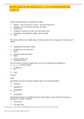 NURS 6501N-45 MODULE 2 TO 8 KNOWLEDGE CHECK