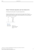 ACCT 251 Problem 7-5A Determine depreciation under three methods (LO7-4)/ Eastern Washington University