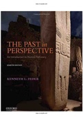 Past in Perspective Introduction to Human Prehistory 8th Edition Feder Test Bank