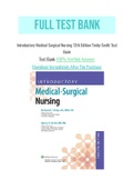 Introductory Medical Surgical Nursing 12th Edition Timby Smith Test Bank