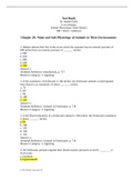 Chapter 28: Water and Salt Physiology of Animals in Their Environments  Hill • Wyse • Anderson  