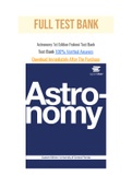 Astronomy 1st Edition Fraknoi Test Bank