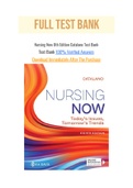 Nursing Now 8th Edition Catalano Test Bank