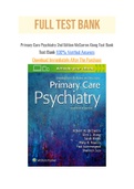 Primary Care Psychiatry 2nd Edition McCarron Xiong Test Bank