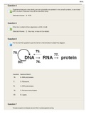 BIOL 1020 Unit 2 Exam Questions And Answers 2021/2022