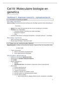 Samenvatting  Cel IV - Cel communicatie (D012574A)