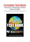 Introduction to Astrobiology 3rd Edition Rothery Test Bank