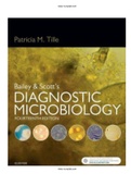 Bailey and Scott’s Diagnostic Microbiology 14th Edition Tille Test Bank