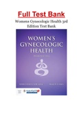 Womens Gynecologic Health 3rd Edition Test Bank