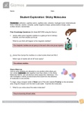 StickyMolecules Gizmos Lab 1 2022