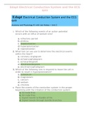 BIOS 255 Edapt Electrical Conduction System and the ECG quiz