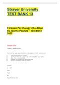 Forensic Psychology 4th edition by Joanna Pozzulo – Test Bank 2022