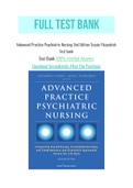 Advanced Practice Psychiatric Nursing 2nd Edition Tusaie Fitzpatrick Test bank