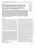 Enhancing ionic conductivity in solid electrolyte 