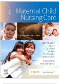 Test Bank For Maternal Child Nursing Care, 7th - 2023 (Retake updated Practice questions