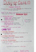 Negligence Summary OCR A Level Law