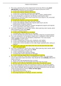 NURSING FUNDAMENTA Module 6 NCLEX Questions