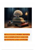 BUSA EXAM 2 PERRY BINDER GSU COMPLETELY SOLVED QUESTIONS AND ANSWERS 