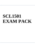 SCL1501 EXAM PACK 2022