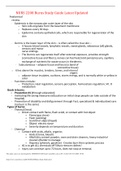            NURS 2208 Burns Study Guide Latest Updated,100% CORRECT