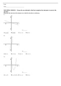 Test Bank for A Graphical Approach to College Algebra, 6th Edition John Hornsby, Margaret Lial, Gary Rockswold