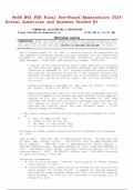 ReSA B42 FAR Final Pre-Board Examination 2024 Actual Questions and Answers Graded A+