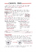 Ionic and Covalent Bonds Summary