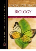 ENCYCLOPEDIA OF BIOLOGY